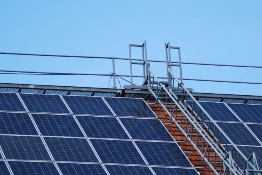 instalación fotovoltaica en el tejado